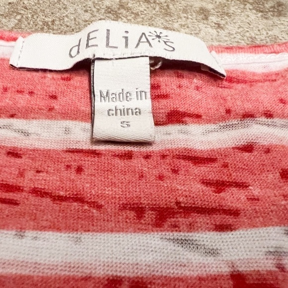 Delia’s distressed striped racerback tank - Picture 3 of 7